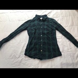J Crew Blackwatch Plaid Perfect Shirt